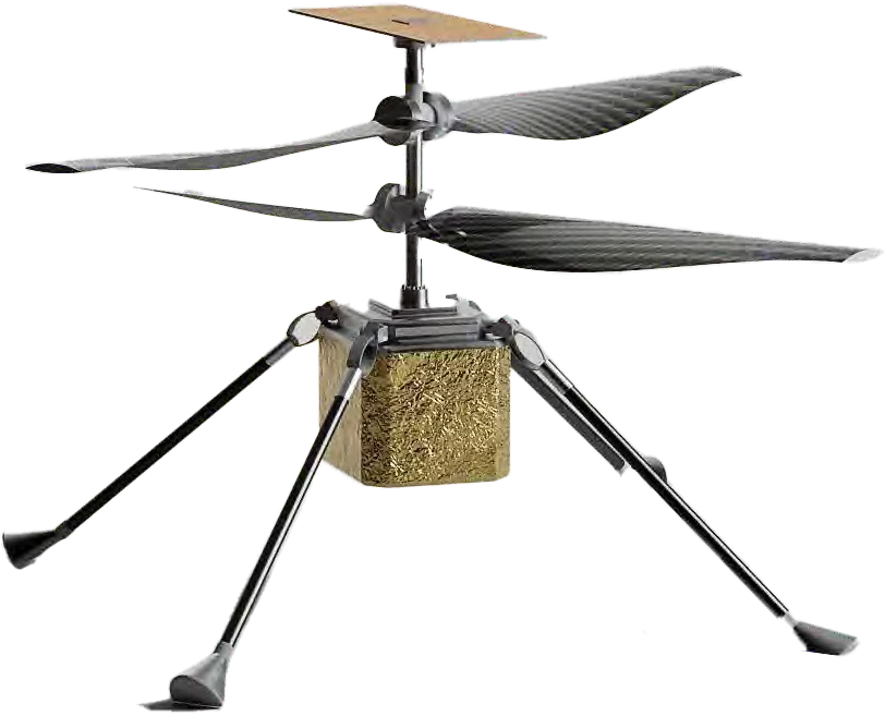 Scale model of NASA's Mars Ingenuity helicopter
