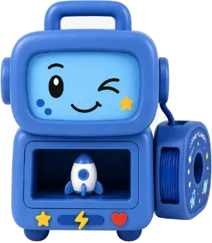 Blue JellyBot colourway